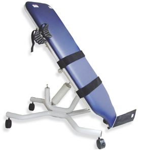 Head-up tilt-table test with foot-plate support-type tilt table (Akron)