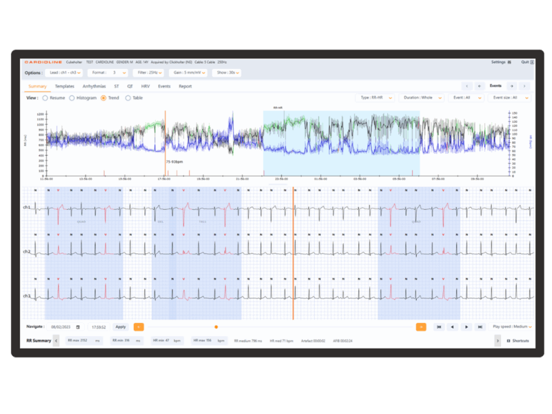 Cubeholter Software